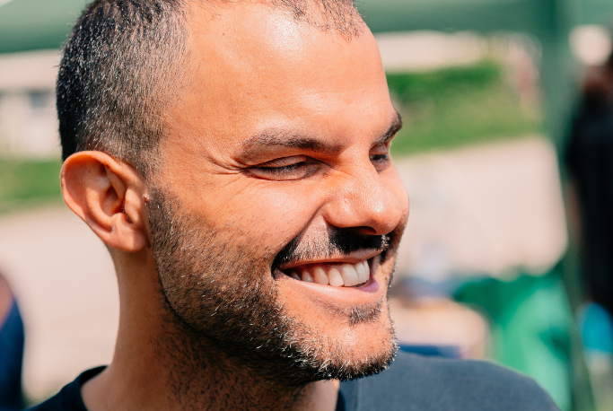 Da quel "vai da solo" daniele sorridente
